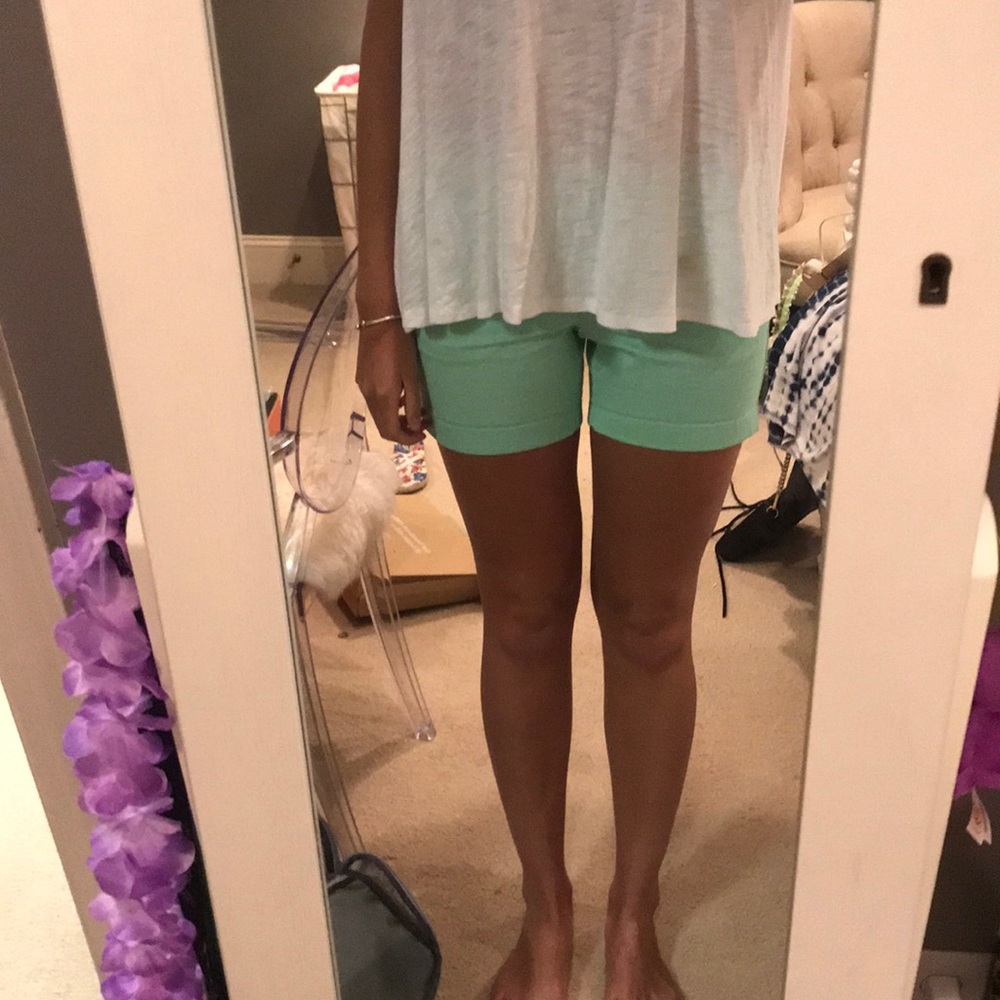 Mint Green J Crew Chino Shorts Size 2